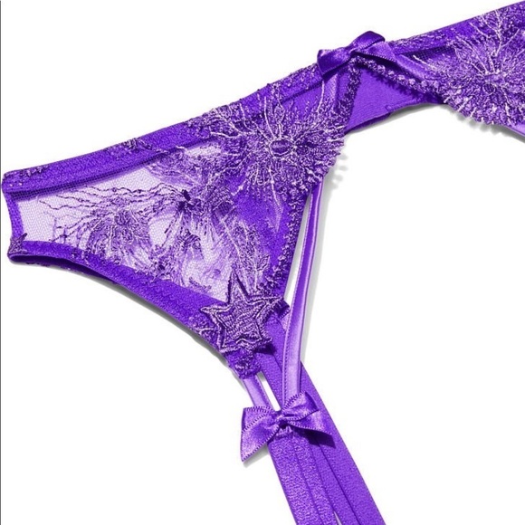 💖 Victoria Secret Embroidered SEXY Garter Belt - Picture 4 of 4
